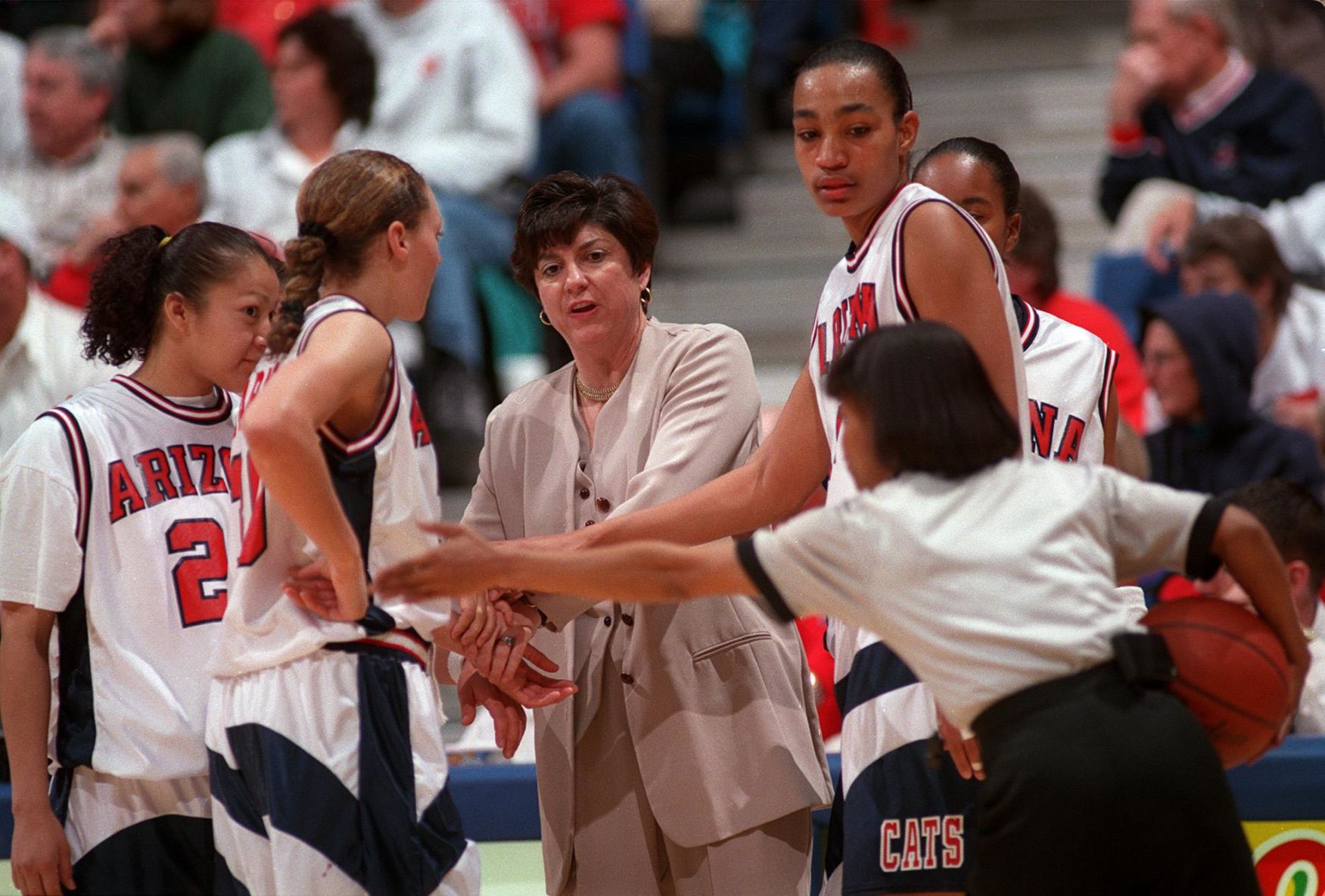 University of Arizona women's basketball coach Joan Bonvicini